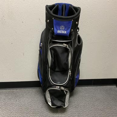 Used Datrek Mens Cart Bag Black And Royal Blue 11855-S000194368