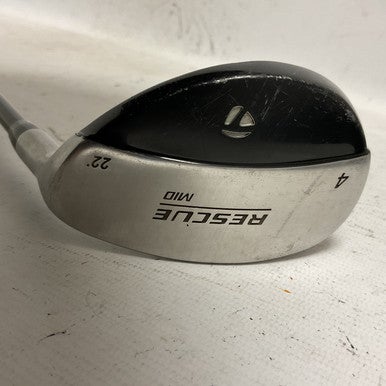 Used Taylormade RESCUEE MID Mens Hybrid Club RH 4 Hybrid 11855-S000194359