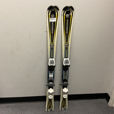 Used Rossignol EDGE Boys DH Ski/Binding Navy Blue 120 cm 11855-S000194337