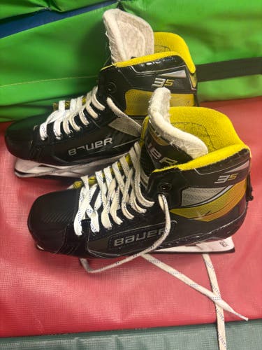 2020 Bauer Supreme 3S Hockey Goalie Skates Regular Width 8 (Used)