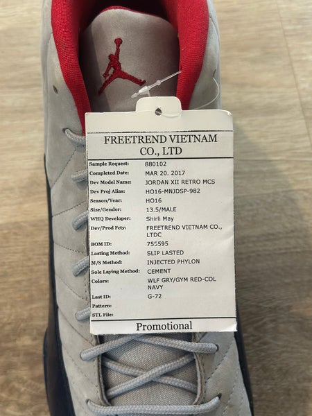 Rare David Price Player Exclusive Jordan XII Retro MCS Molded Cleats - Boston Red Sox - Size 13.5