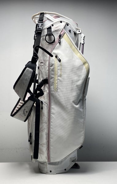 Callaway Fairway C Stand Bag White/Pink Floral 4-Way Dual Strap Ladies Golf Bag