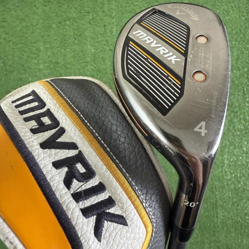 Callaway Mavrik 4 Hybrid 20 4H Project X Catalyst 6.0 75g Stiff Flex 39.5