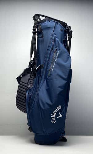 Callaway Hyperlite Zero Stand Bag Navy 4-Way Divide Dual Strap Golf Bag