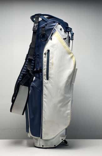 Callaway Fairway C Stand Bag White/Blue 4-Way Divide Dual Strap Golf Bag