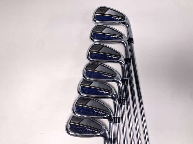 Callaway Paradym Iron Set 5-PW+GW True Temper Elevate MPH 85g Stiff RH