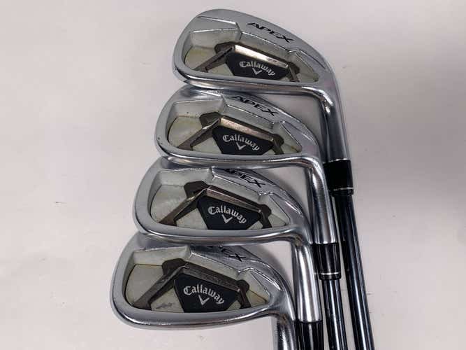Callaway Apex 19 Iron Set 7-PW UST Mamiya Recoil Dart F3 75g Regular RH