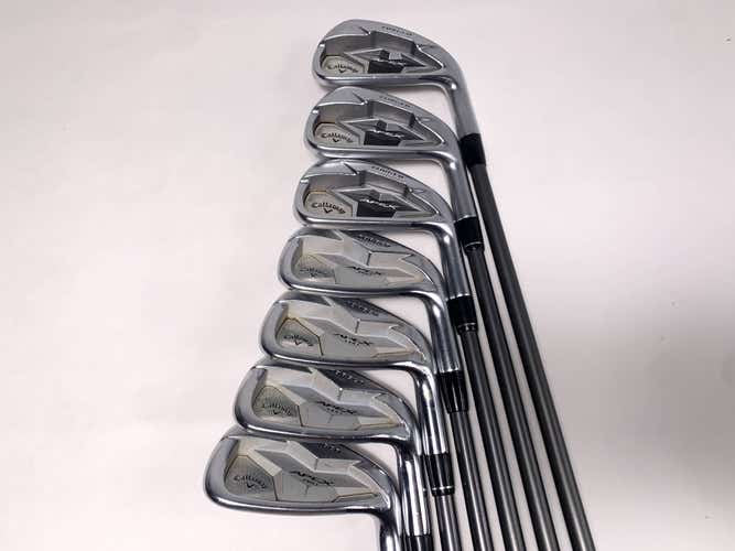 Callaway Apex Pro/Apex 19 Combo Iron Set 5-PW+GW Aldila Synergy 50g Senior RH