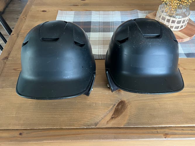 (2) 7 1/4 Easton Batting Helmets (Used)