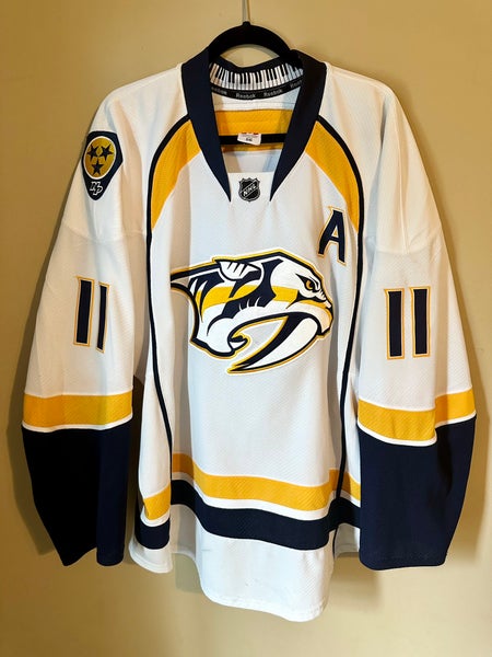 David Legwand Game Worn Nashville Predators Jersey