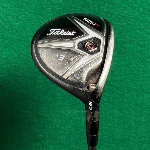 Titleist 915F 16.5 Fairway 3 Wood HZRDUS Smoke 6.0 70g Graphite Stiff *DENT*