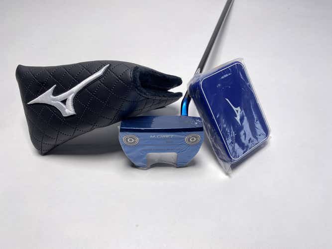Mizuno OMOI Type 6 VI Blue Putter 35" Mens RH HC W/ Weights NEW