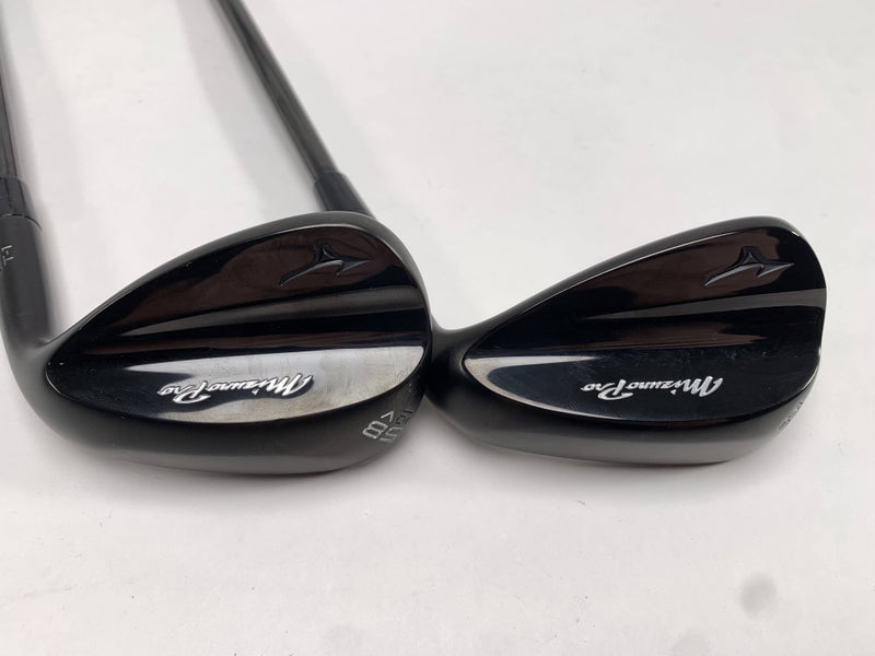 Mizuno Pro T-1 Black Wedge Set 54* 12 | 58* 10 KBS Hi Rev 2.0 115 Wedge Steel RH