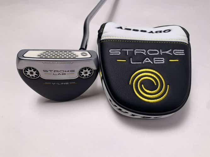 Odyssey Stroke Lab V-Line Putter 34" SuperStroke Flatso 1.0 Mens RH HC