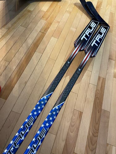 2 Pack New True Hzrdus 9x4 Goalie Stick Augustine 25” Team USA