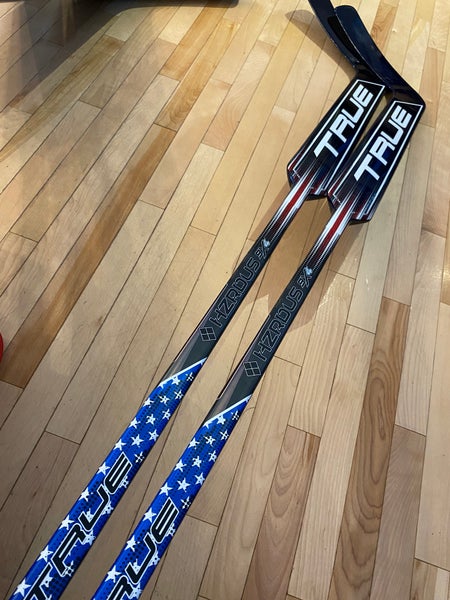2 Pack New True Hzrdus 9x4 Goalie Stick Augustine 25” Team USA