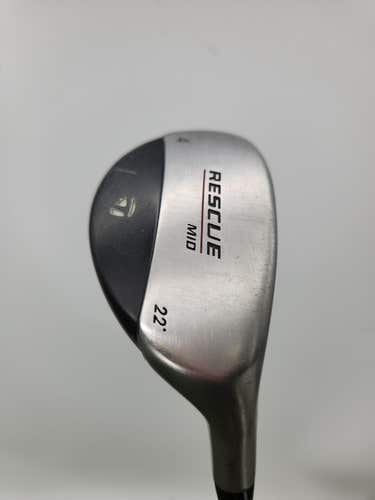 2002 TAYLORMADE RESCUE MID 4 HYBRID 22* STIFF TM ULTRALITE UG65 GOOD
