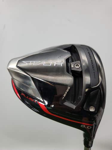 2022 TAYLORMADE STEALTH PLUS DRIVER 8* REG MITSU TENSEI RED CK +HC VERYGOOD