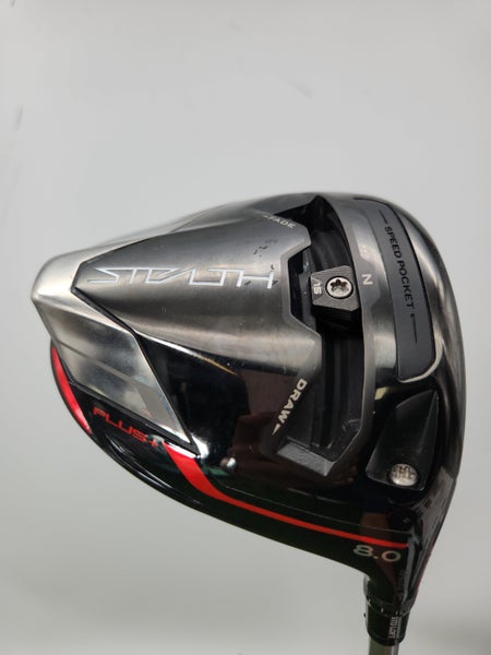 2022 TAYLORMADE STEALTH PLUS DRIVER 8* REG MITSU TENSEI RED CK +HC VERYGOOD