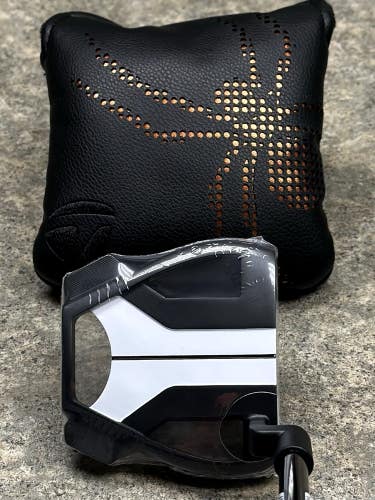 TaylorMade Spider Tour X Black #1 L-Neck Putter LEFT Hand 35" w/ Cover LH NEW!