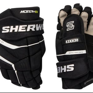NEW Sherwood Rekker MORPH 2 Senior Hockey Player Gloves (Choose From Three Sizes)