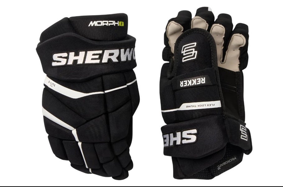 NEW Sherwood Rekker MORPH 2 Senior Hockey Player Gloves (Choose From Three Sizes)