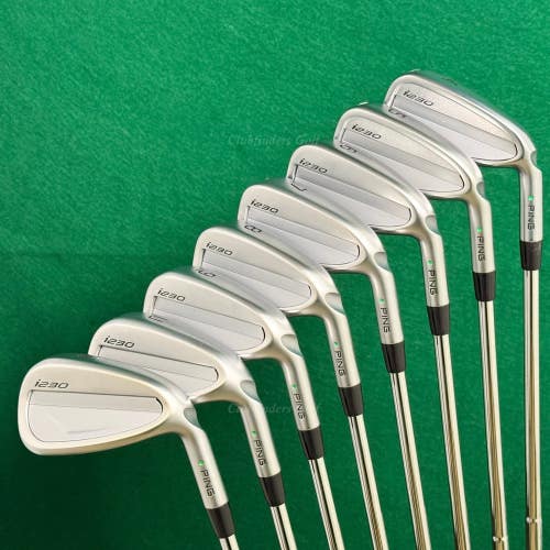 Ping i230 Green Dot 4-UW Iron Set Dynamic Gold Mid 115 S300 Steel Stiff
