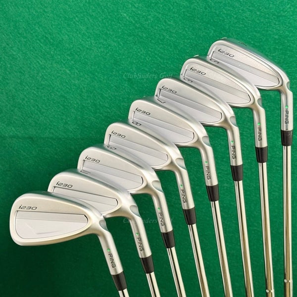 Ping i230 Green Dot 4-UW Iron Set Dynamic Gold Mid 115 S300 Steel Stiff