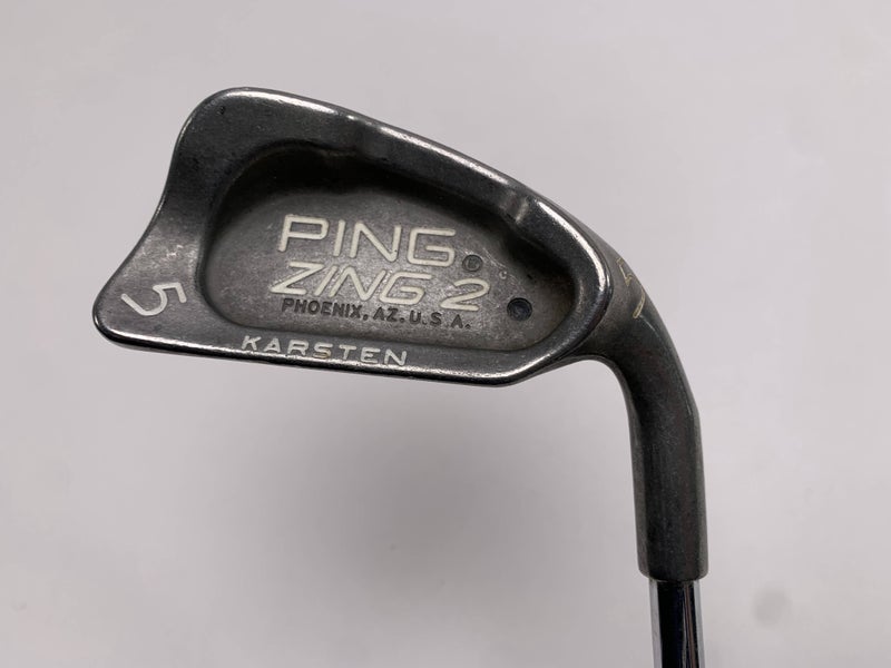 Ping Zing 2 Single 5 Iron Black Dot Karsten JZ Regular Steel Mens RH