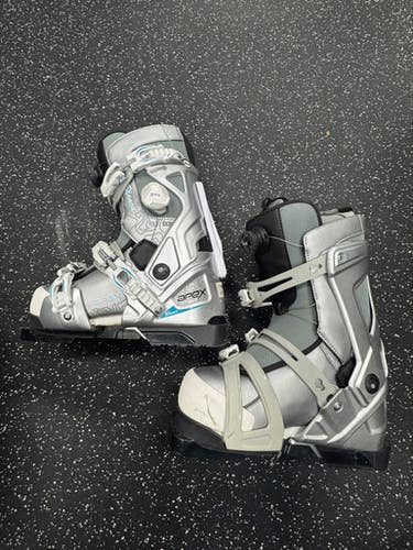 Used APEX Womens DH Ski Boot Grey 260 MP - M08 - W09 11849-S000033482