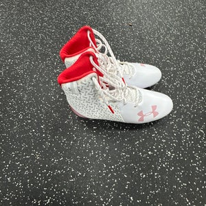 Used Under Armour LAX Cleats Womens White Senior 9 11849-S000033469