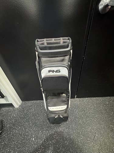 Used Ping TRAVERSE Mens Cart Bag Black 11849-S000033461
