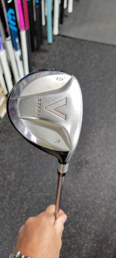 Used Taylormade V STEEL Mens Fairway Wood RH 3 Wood 11497-S000153646