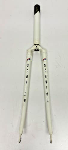 Vintage Schwinn Prologue Lugged Steel 700C Road Fork 195mm 1" Threaded Steerer