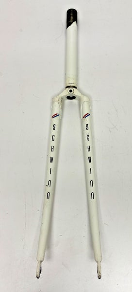 Vintage Schwinn Prologue Lugged Steel 700C Road Fork 195mm 1" Threaded Steerer
