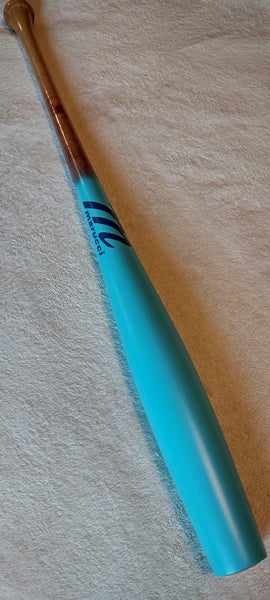 NEW Torpedo Marucci 33"/30oz Maple Wood Baseball Bat AP5 Baby Blue/Natural/Navy