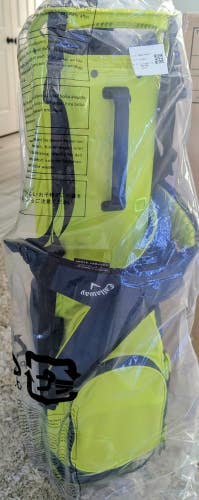 Callaway Hyperlite Zero Stand Golf Bag No Logo Highlighter Yellow Navy Dual Stra