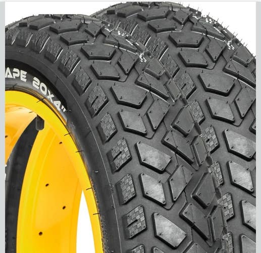 HEB Allscape 20 X 4.0 Fat Bike Tires Heavy Duty All-Terrain 20 Inch Tires Ebikes