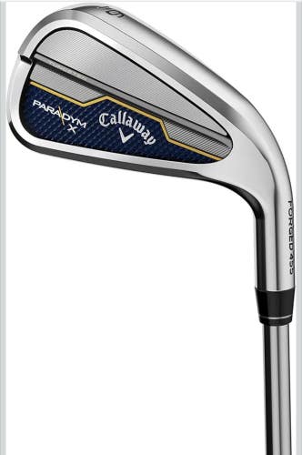 2023 Callaway Paradym X Forged 455 9 Iron Elevate R-85 Regular-Flex Steel Men LH