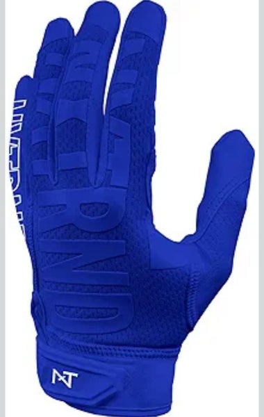 Nxtrnd G2 Pro Football Gloves Men's Ultra Sticky Elite Wide Receiver WR Blue XXL