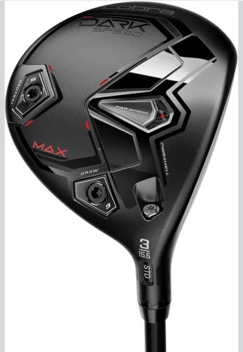 Cobra Darkspeed Max 15.5* 3 Fairway Wood Club Head Only Broke Linq Shaft W/Cover