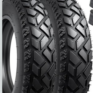 Yunscm 2-PCS 16" Heavy Duty Fat E-Bike Tires 16 x 4.0 Folding Soft Wire Tech