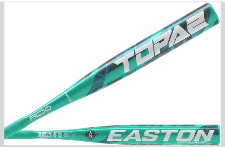 Easton Topaz Fastpitch Softball Bat 32"/22oz 2 1/4" Barrel EFP5TPZ10 TEAL BLUE