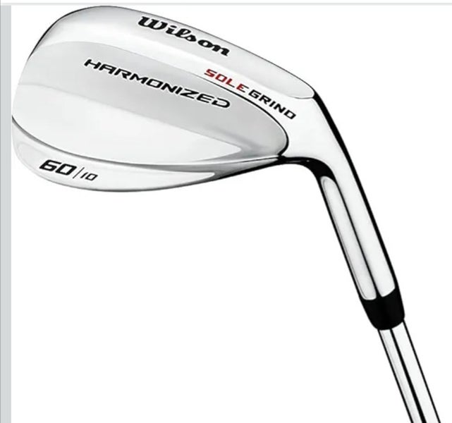NEW Wilson Harmonized SOLE GRIND 60°-10 LW LOB MEN LH IRON STEEL WEDGE FLEX