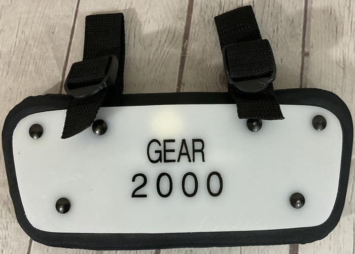 Gear 2000 Youth Football Backplate Impact Protect Adjustable Feed Through Buckle