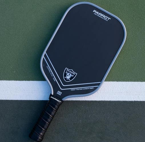 Parrot Paddles NFL Pro-Formance Pickleball Paddle LA RAIDERS T700 CARBON FIBER