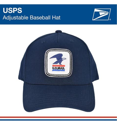 OFFICIALLY LICENSED U.S. Mail Baseball Hat USPS Eagle Embroidered Logo REAL DEAL