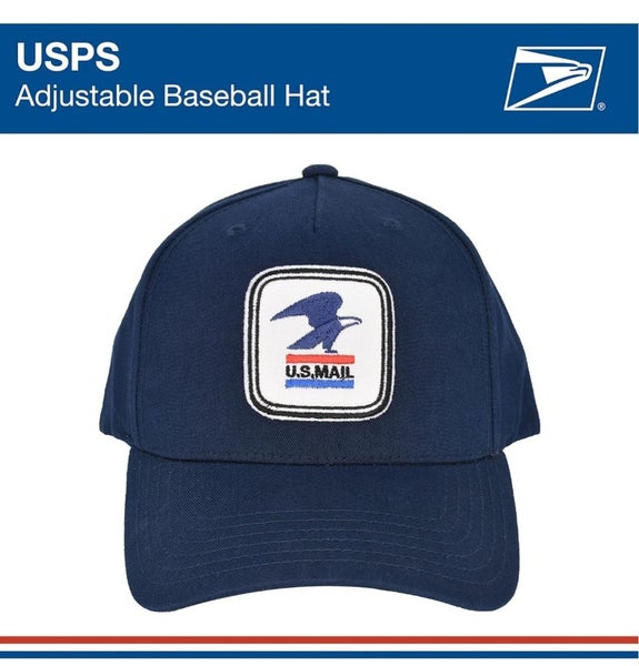 OFFICIALLY LICENSED U.S. Mail Baseball Hat USPS Eagle Embroidered Logo REAL DEAL