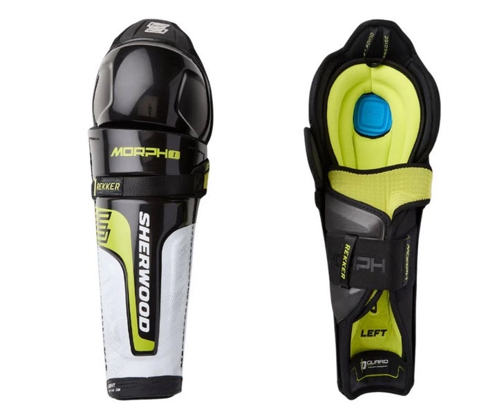 NEW Sherwood Rekker MORPH 1 Senior Hockey Shin Guards - Choose From Three Sizes