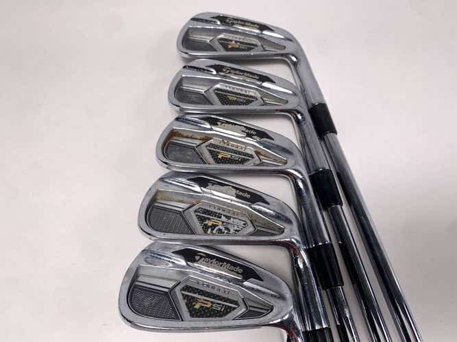 TaylorMade PSi Iron Set 4-8 True Temper Dynamic Gold S400 Stiff Steel Mens RH